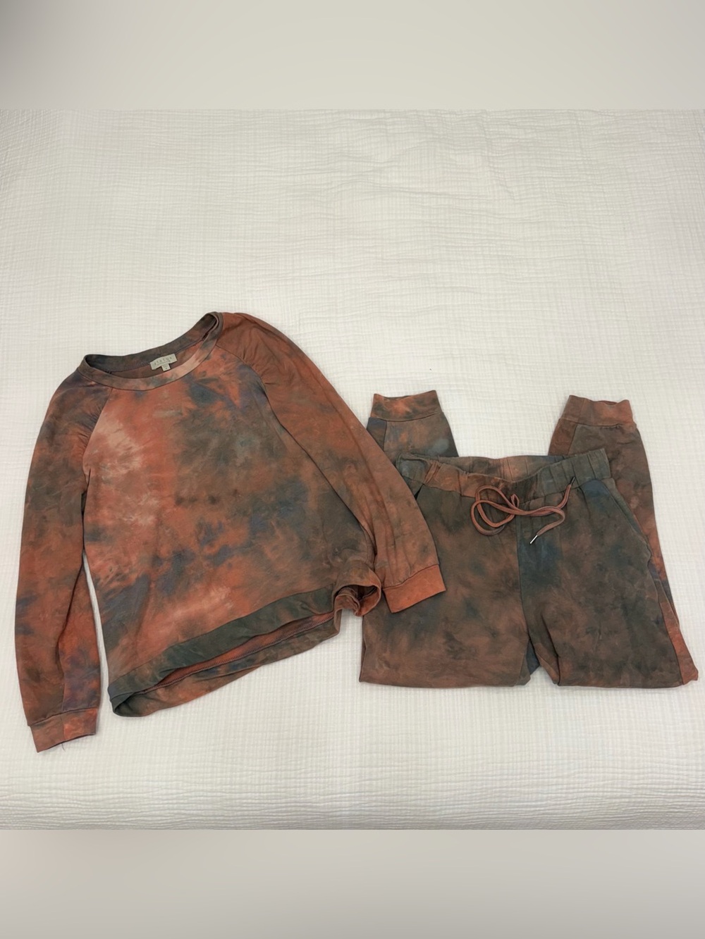 status by chenault tie dye lounge set